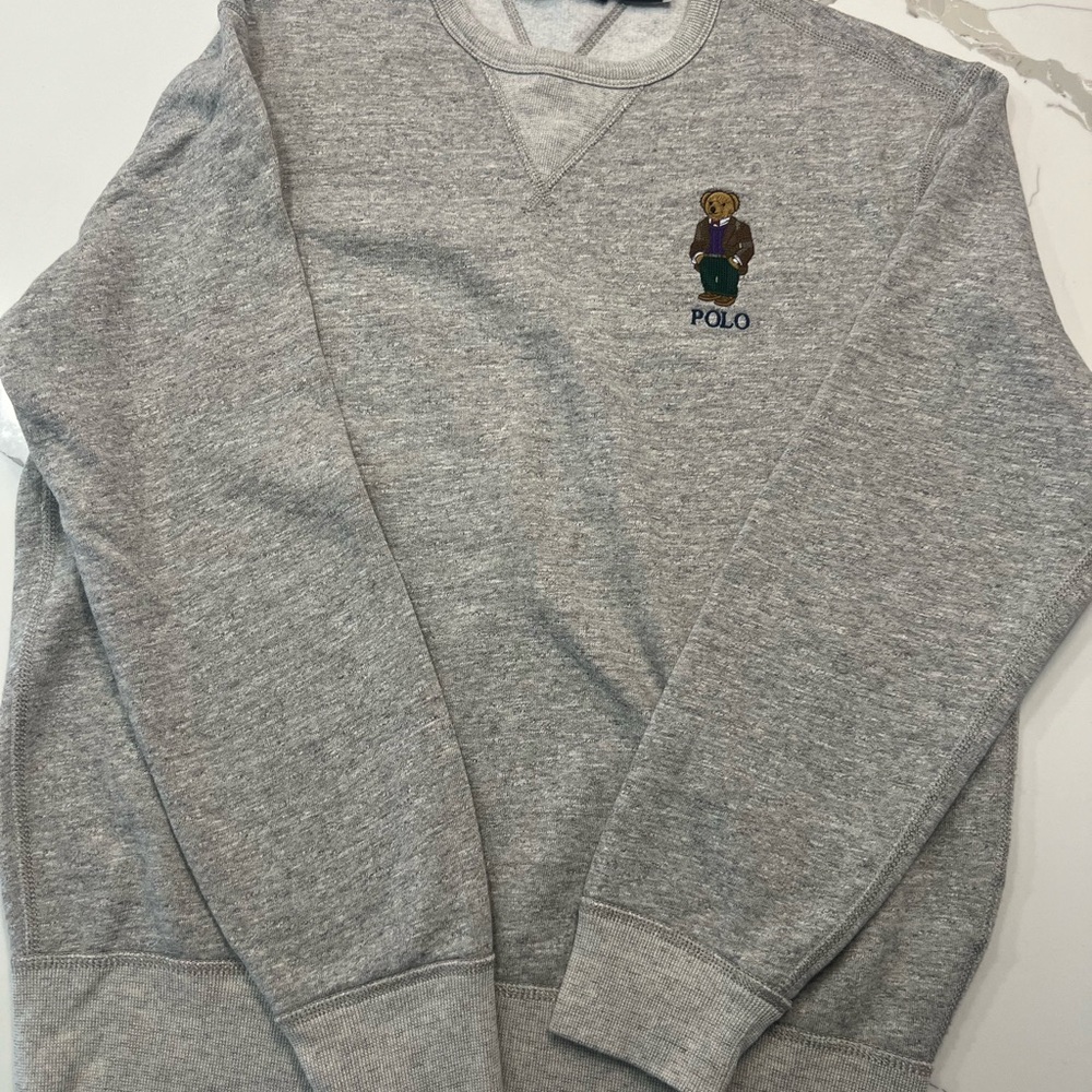 Polo by Ralph Lauren Gray Crewneck Sweater